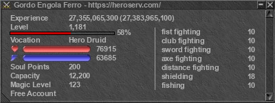 Signature for player Gordo Engola Ferro