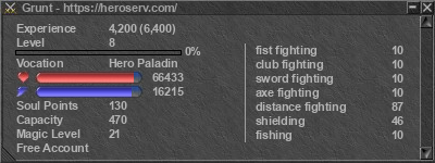 Signature for player Grunt