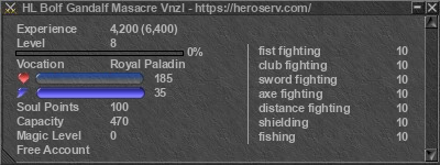 Signature for player HL Bolf Gandalf Masacre Vnzl