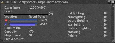 Signature for player HL Elite Sharpshoter