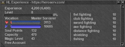 Signature for player HL Experience