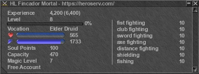 Signature for player HL Fincador Mortal