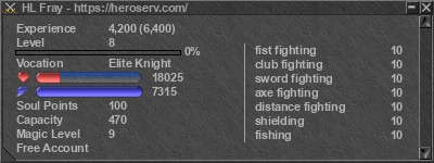 Signature for player HL Fray