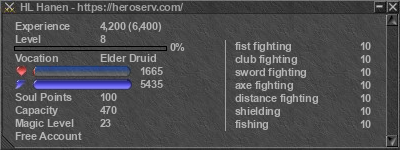 Signature for player HL Hanen