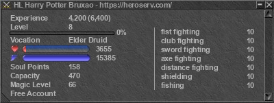 Signature for player HL Harry Potter Bruxao