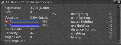 Signature for player HL Keel