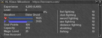 Signature for player HL Klaus Mikaelson