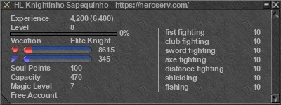 Signature for player HL Knightinho Sapequinho