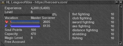 Signature for player HL Leagueoftibia