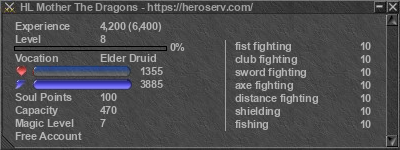 Signature for player HL Mother The Dragons