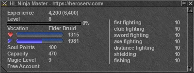 Signature for player HL Ninja Master
