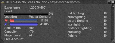 Signature for player HL No Ass No Grass No Ride