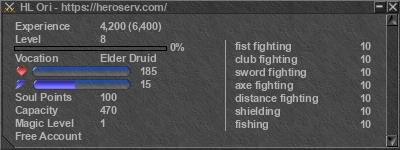 Signature for player HL Ori