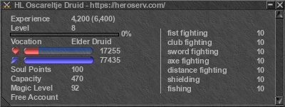 Signature for player HL Oscareltje Druid