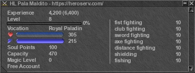 Signature for player HL Pala Maldito