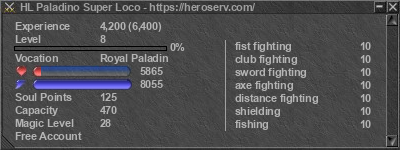Signature for player HL Paladino Super Loco