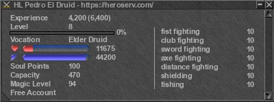 Signature for player HL Pedro El Druid