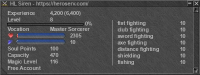 Signature for player HL Siren