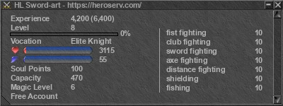 Signature for player HL Sword-art