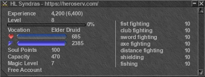 Signature for player HL Syndras