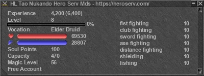 Signature for player HL Tao Nukando Hero Serv Mds
