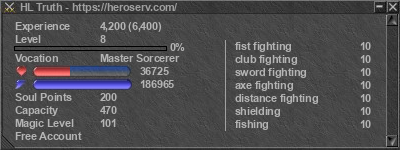 Signature for player HL Truth