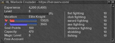 Signature for player HL Warlock Cruzader