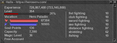 Signature for player Halls