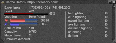 Signature for player Hanzo Hatori