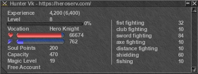 Signature for player Hunter Vk
