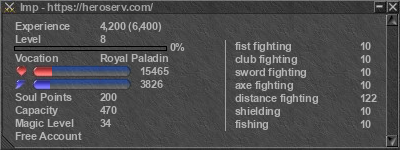 Signature for player Imp