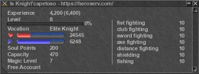 Signature for player Is Knight'capetoso