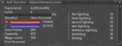 Signature for player Jedi Sorcerer