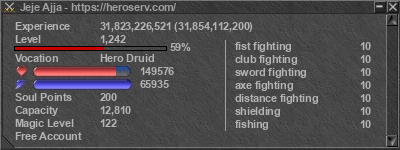 Signature for player Jeje Ajja