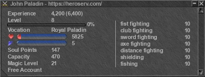 Signature for player John Paladin