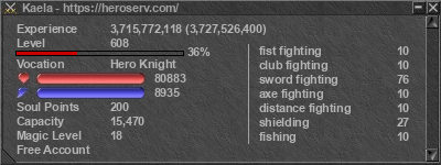 Signature for player Kaela