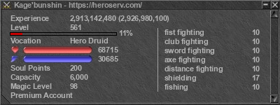 Signature for player Kage'bunshin