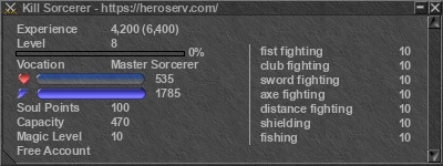 Signature for player Kill Sorcerer