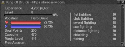 Signature for player King Of Druide