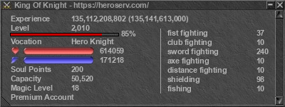 Signature for player King Of Knight