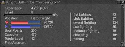 Signature for player Knight Bull