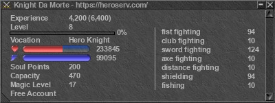 Signature for player Knight Da Morte