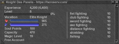 Signature for player Knight Das Panela
