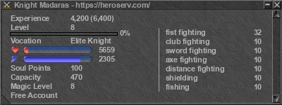 Signature for player Knight Madaras