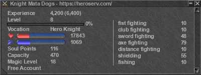 Signature for player Knight Mata Dogs
