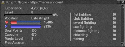 Signature for player Knight Negro