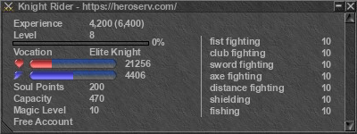 Signature for player Knight Rider
