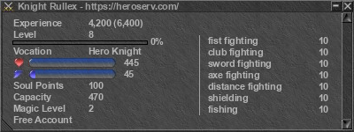 Signature for player Knight Rullex