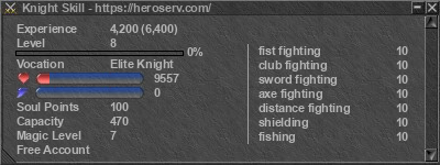 Signature for player Knight Skill