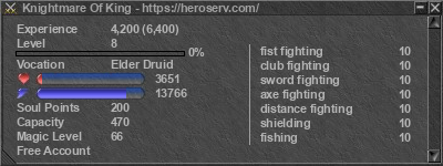 Signature for player Knightmare Of King